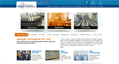 Desktop Screenshot of analogic.co.in
